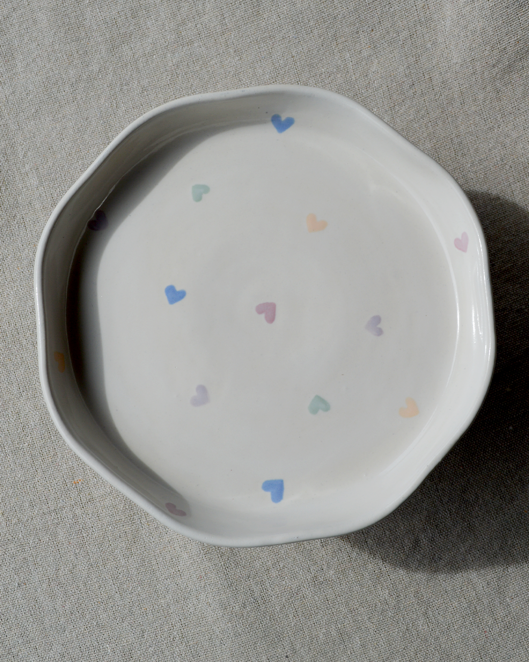 Heart Pedestal Dish