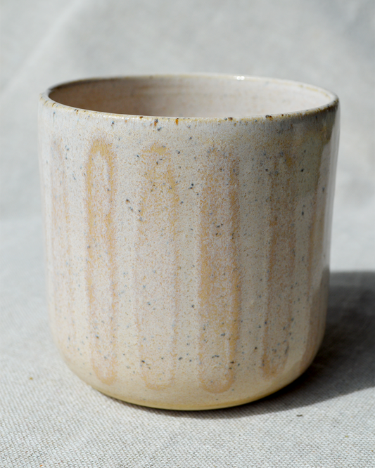 Brown Striped Tumbler