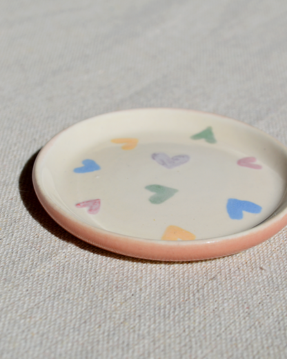 Colourful Hearts Trinket Dish