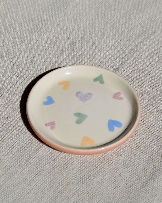 Colourful Hearts Trinket Dish