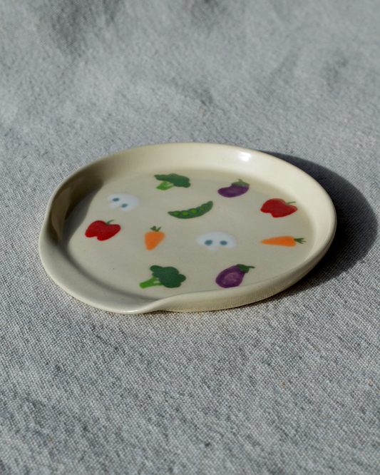 Mixed Veggies Spoon Rest