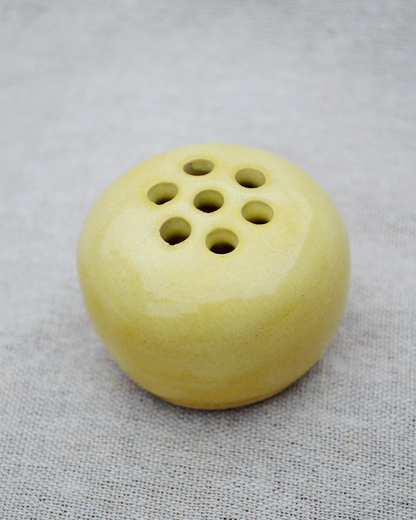 Yellow Round Flower Vase