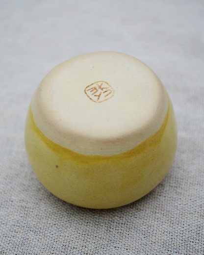 Yellow Round Flower Vase